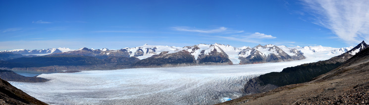 Panorama Grey glacier
