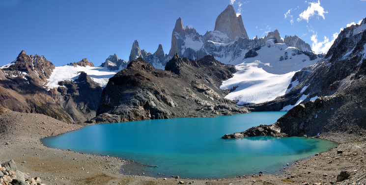 Vista desde la Laguna de los Tres
